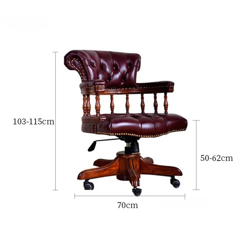 Lounge Boss Arm Office Chairs Recliner Mobiles Swivel Leather Executive Office Chairs Comfortable Sillas De Oficina Furniture