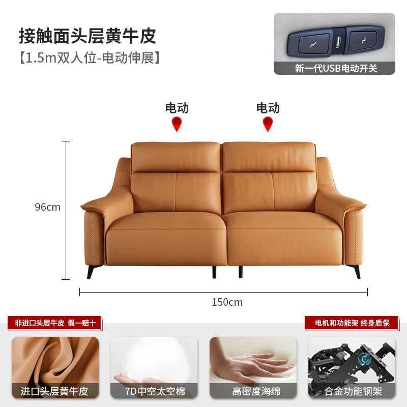 Pedicure Salon Power Recliner Sofa Occasional Sleeper Theater Waiting Power Recliner Sofa Luxury Sofa L Para Sala Furniture