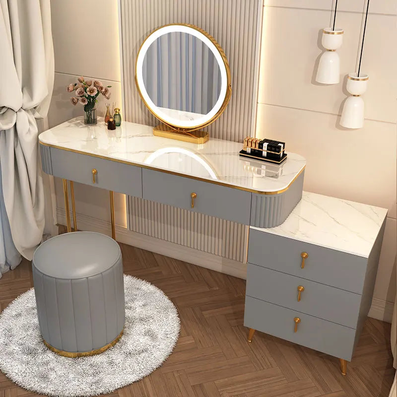 Drawer Storage Dressing Table Luxury Nordic Style Girls Makeup Dressing Table Bedroom Modern Tocador Maquillaje Furniture