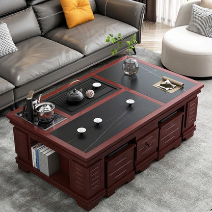 Clear Living Room Coffee Table Modern Design Wood Floor Nordic Coffee Table Minimalist Black Beistelltisch Furniture For Home