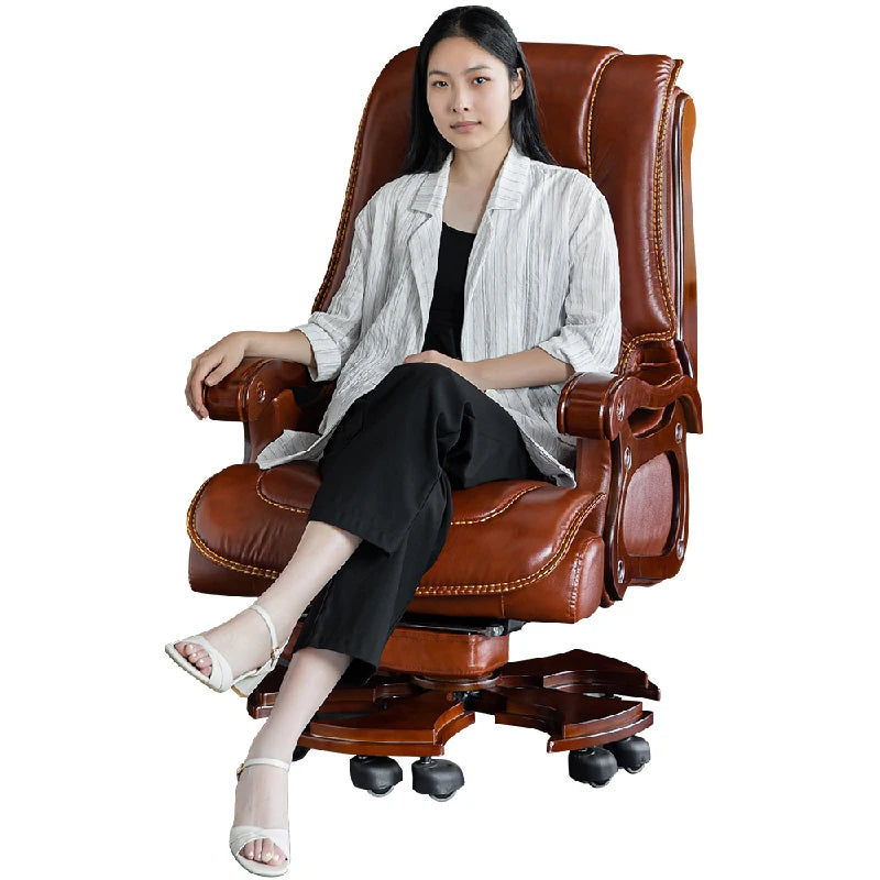 Ergonomic Office Chair Accent Recliner Mobile Massage Luxury Comfy Lounge Boss Chair Swivel Chaise De Bureaux Home Furniture