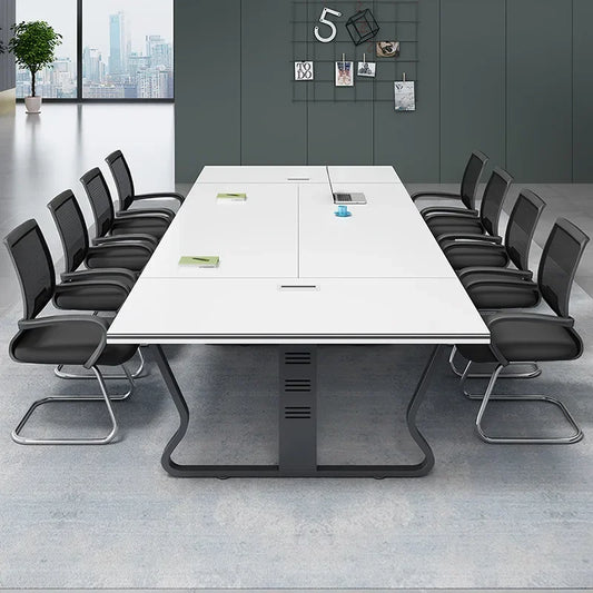 Conference table long table simple modern office furniture rectangular negotiation table combination of office tables and chairs