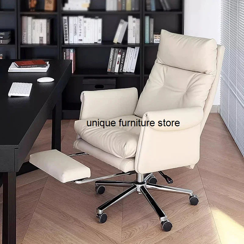 Bedroom office chair Swivel Designer work research Comfortable lazy rolling computer chair backrest Sillas De Esctoritorio salon