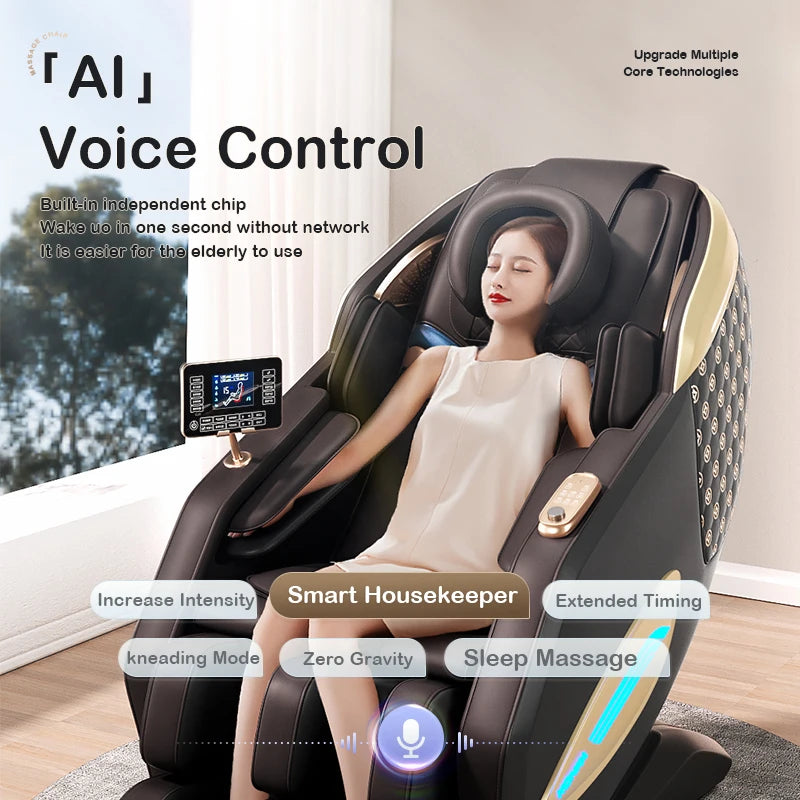 2024 6687B New Model Home Office Furniture Electric Heating Kneading Cheaper Price Luxury Zero Gravity Recliner Massage Chair