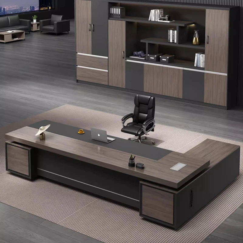 Boss Office Desk Simple Modern President Desk Supervisor Manager Table Luxury Computer Writing Mesa Office Furniture KMOD