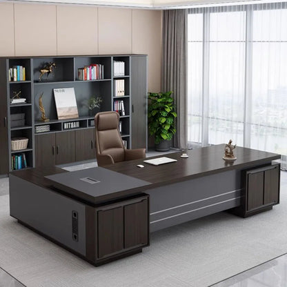 L Shaped L Organizers Office Desk Conference Executive Supplies Floor Computer Desks European Standing Mesa Escritorio Furniture