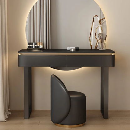 Black Design Vanity Makeup Desk Bedroom Small Simplicity Vanity Table Set Nordic Home Italian Meuble Coiffeuse Luxury Furniture