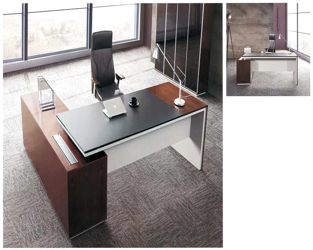 Modern Lasted Luxury CEO Boss Executive Desk Large Frame Fashion Wooden Furniture Office Table