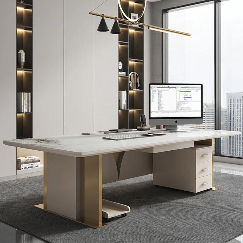 Standing Modern Desk Adjustable Portable Coffee Executive Office Luxury Desk Storage Escritorios De Oficina Office Furniture