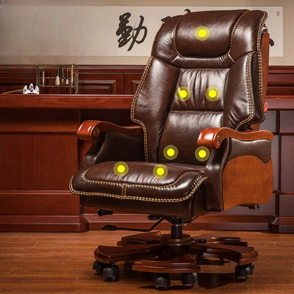 Luxury Swivel Office Chair Recliner Massage Lounge Comfortable Accent Boss Chair Ergonomic Chaise De Bureaux Home Furniture