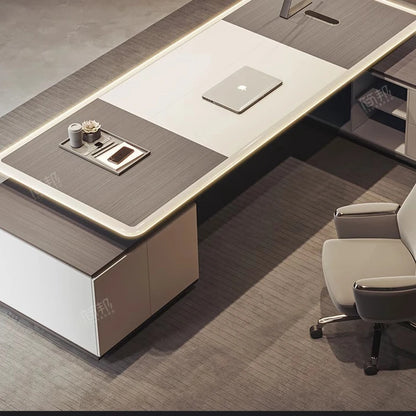 Executive Italian Boss Table Modern Luxury Storage Computer Desk Coffee Nordic Escritorios De Oficina Study Desk Table Furniture