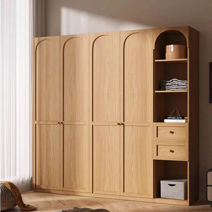 Wooden Simple Wardrobes Free Shipping Clothes Display Luxury Modern Cabinets Bedroom Organizer Guarda Roupa Salon Furnitures