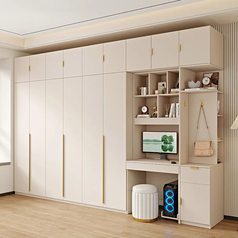 Luxury Wardrobes Cabinets Bedroom Closet Space Saving Clothes Organizer Wardrobes Modular Meuble De Rangement Home Furniture