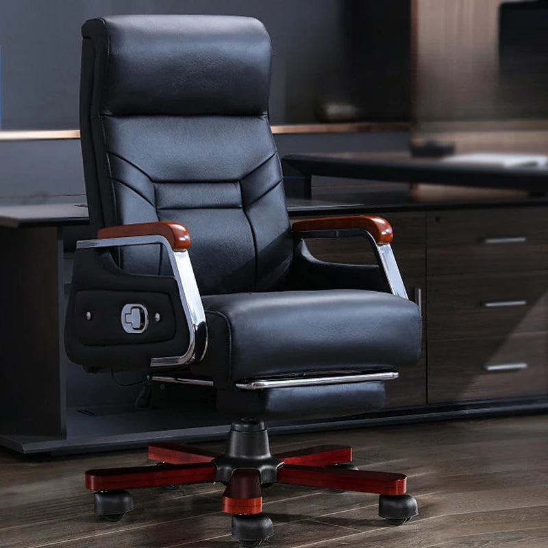 Rotating Executive Office Chair Leather Massager Ergonomic Computer Office Chair Nordic Modern Cadeiras De Escritorio Furniture