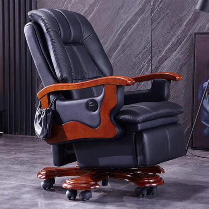 Leather Emperor Camp Office Chair Dinning Designer Camping Bedroom Cushion Office Chair Footrest Silla Oficina Salon Furniture