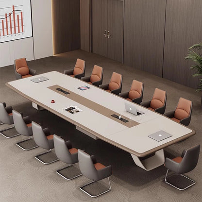 Executive Office Conference Tables Standing Reception Computer Work Desk Workbench Desktop Biurka Komputerowe Luxury Furniture