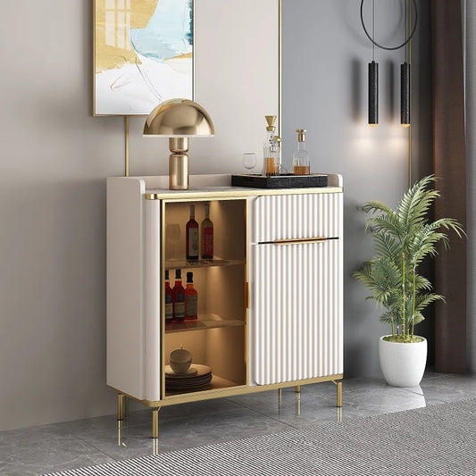 Luxury Storage Sideboard Modern Dining Room Nordic Display Sideboard Kitchen Drawers Armoire Cuisine Kitchen Furniture SR50CG