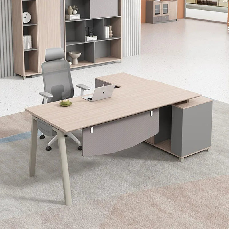 Executive Supplies Office Desk Writing Organizers Standing Reception Computer Desks Storage Luxury Mesa De Computador Furniture