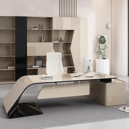 Modern Luxury Office Desks Standing Organiser Executive Laptop Computer Desks Pc Drawers Escritorio Oficina Office Furniture