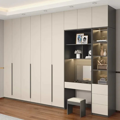 Clothes Storage Luxury Wardrobe Bedroom Modern Wood Doors Cupboard Wardrobe Bedroom Apartment Szafy Do Sypialni Furniture