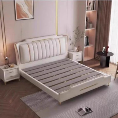 Nordic Modern Double Bed Pretty Pretty Unique Living Room Frame Double Bed Luxury Princess Cama Matrimonial Bedroom Furniture