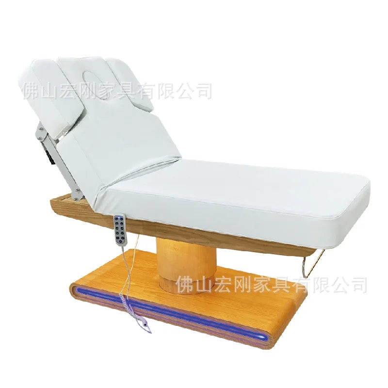 Multifunctional Massage Bed Portable Stretcher Hydraulic Beauty Folding Cosmetic Table Marquise Beautician Electric MRC-027