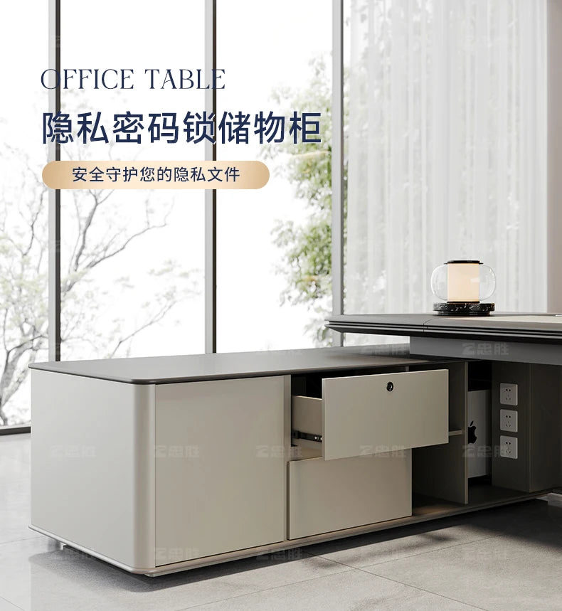 Professional Office Furniture Corner Desk Setup Accessories Minimalist Student Executive Standing Tavolino Room Workstation Home