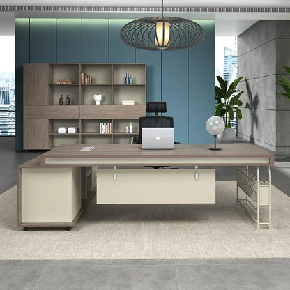 Vanity Executive Desk Writing Writing Students Corner Office Desk Reception Storage Escritorios De Ordenador Home Furniture