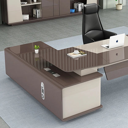 Black Corner Office Desk L Shaped Executive Laptop Modern Kids Desk Kawaii Table Pc Table Mesa Para Computador Luxury Furniture