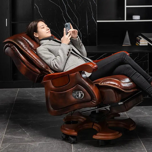 Computer Lazy Office Chair Ergonomic Gaming Leather Massage Office Chair Single Design Cadeira De Escritorios Office Furniture