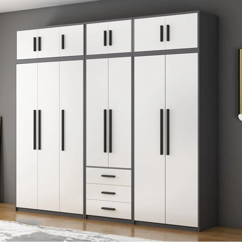 Bathroom Luxury Wardrobe Gentleman Individual European Household Wooden Girls Bedroom Cupboard Narrow Penderie Wardrobes Closet