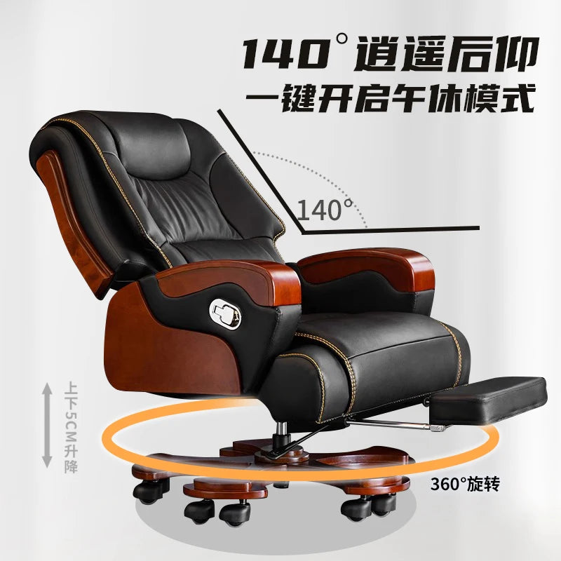 Throne Swivel Office Chair Desk Modern Ergonomic Luxury Office Chair Computer Lazy Nordic Relaxing Silla Oficina Salon Furniture