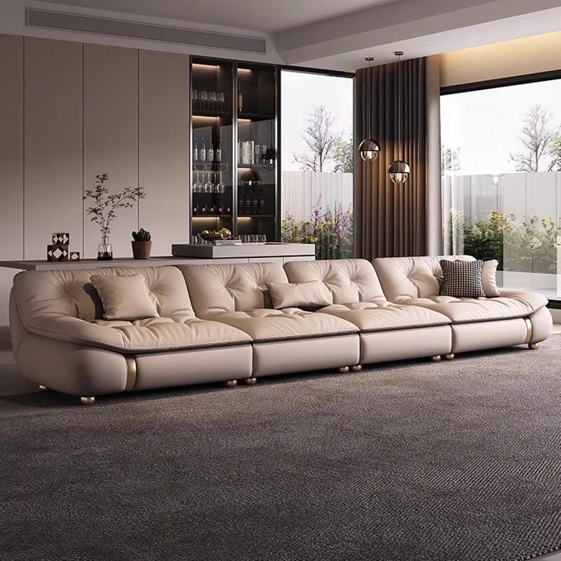 Nordic Living Room Sofas Leather Bed Minimalist Lazy Sofas Luxury Sectional Modern Salas Y Sofas Muebles Economicos Furniture