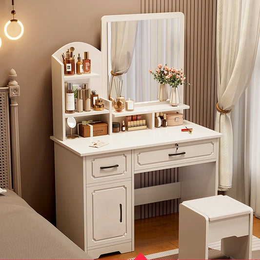 Decoration Accessories Dressing Table Mirror Bedroom Makeup Full Dressing Table Vanity Desk Espejo Tocador Italian Furniture