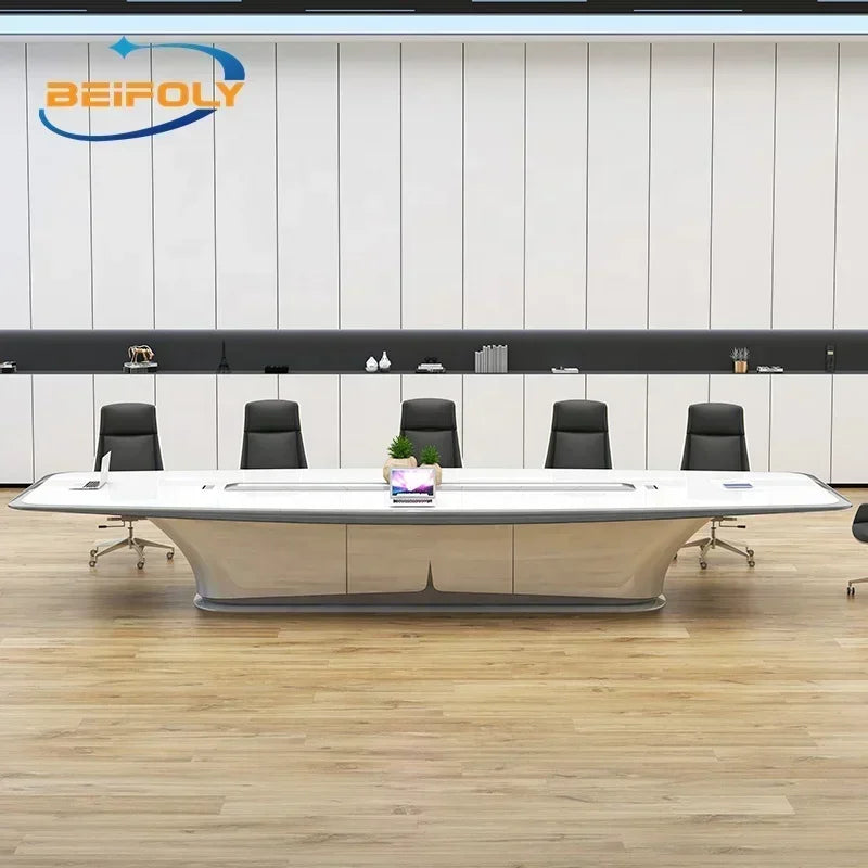 Modern Office Furniture Meeting Room Desk Conference Table High Quality Standard New Panel Wooden Conference Table