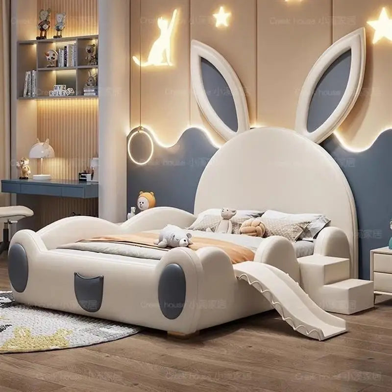 Queen Frame Double Bed Luxury King Size Modern Children Room Double Bed Wood Modern Letto Matrimoniale Bedroom Furniture