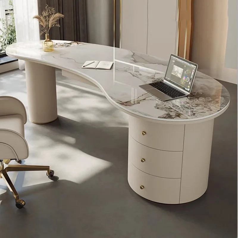 Drawers Executive Office Desk Reception Small Modern Work Vanity Gaming Office Table Study Tavolo Da Lavoro Office Furniture