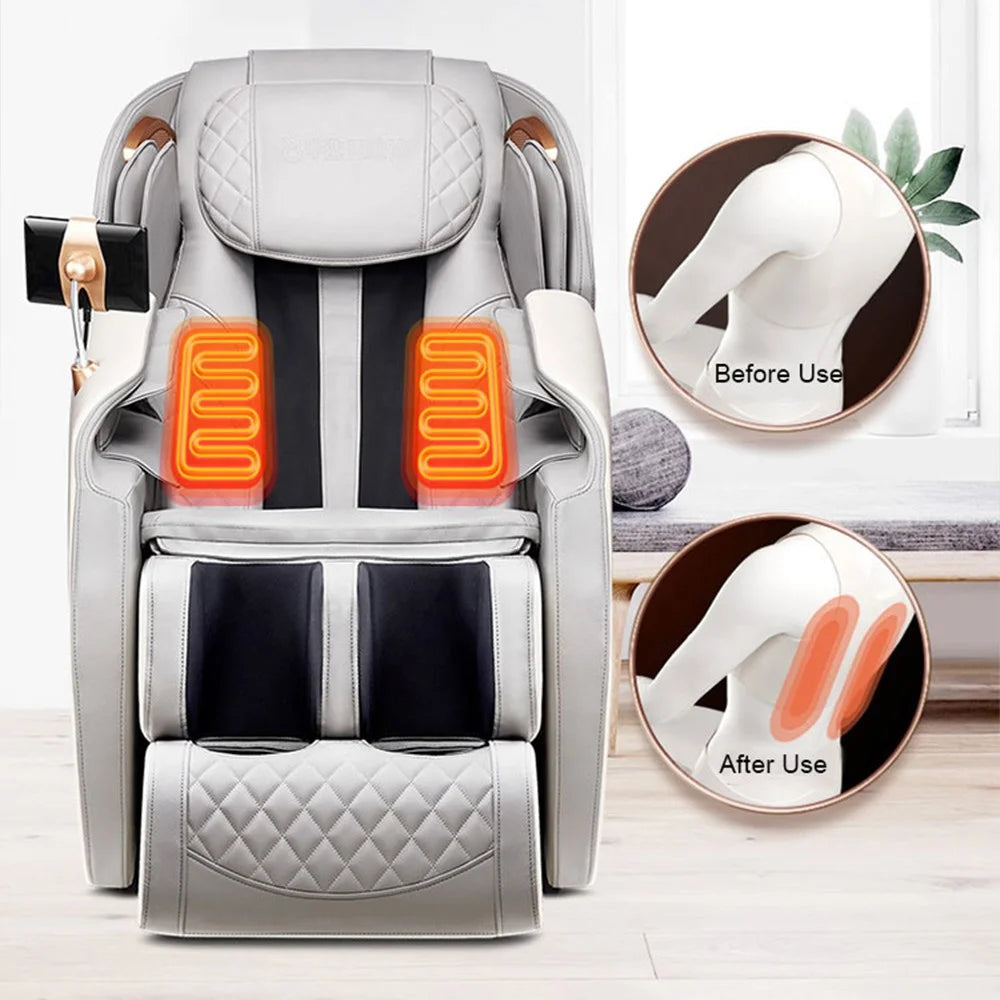 Cheap Price Full Body Therapy Electric Recliner Heat Foot Roller SL Track 3D Zero Gravity Stretch Shiatsu 4D Massage Chair