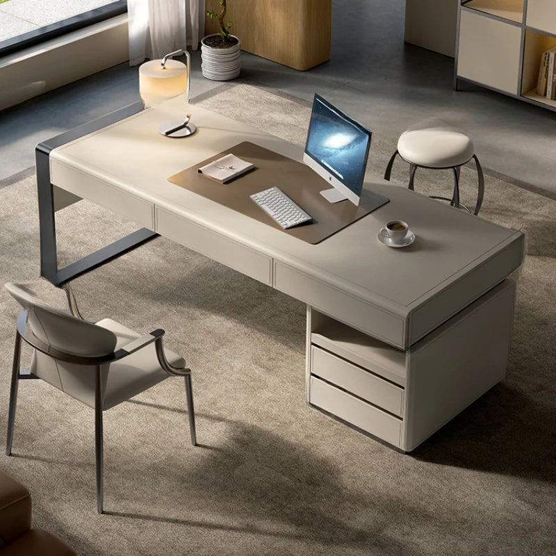 Computer Executive Office Desks Reception Wood Modern Writing Office Desks Luxury Meeting Tablo Oficina Office Furniture WN50OD