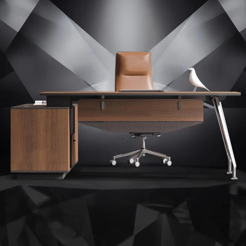 Work L Shaped Office Desk Standing  Luxury Office Executive Work Desk Bedroom Coffee Scrivanie Per Ufficio Modern Furniture