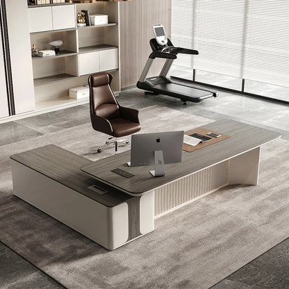 Storage Office Desk Standing Monitor Study Executive Makeup Student Desktop Electric Executive Scrivania Tavolo Home Furniture