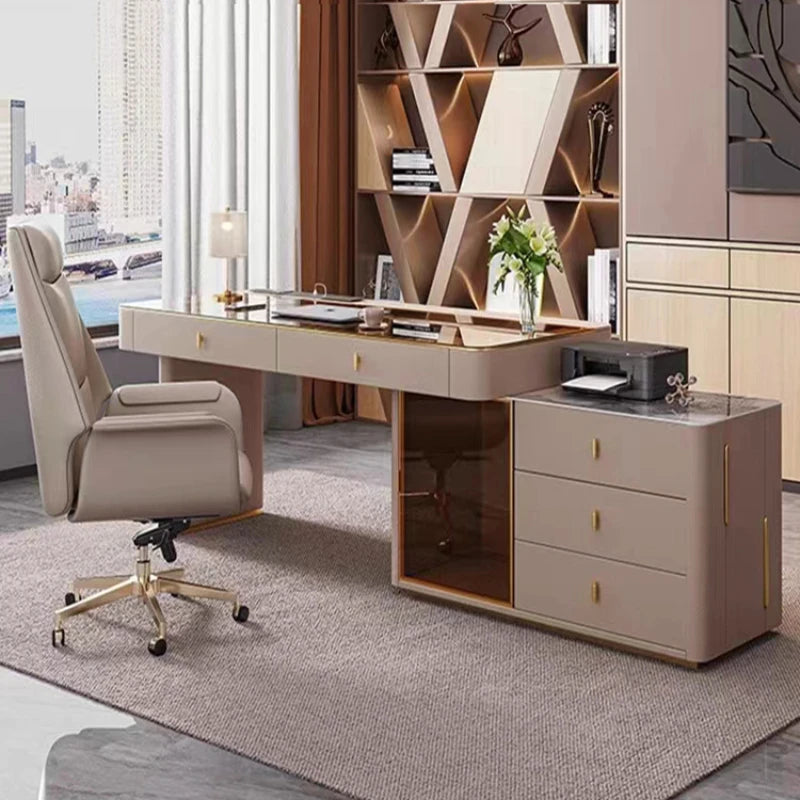 Executive Office Desk Modern Simple Table Computer Offices Work Multifunctional Desks Tavolo Room Offer Supplies Accessories