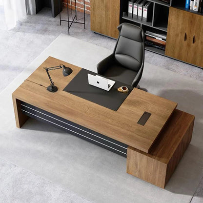 L Shaped Office Desk Computer Drawers Table Workbench Console Monitor Stands Desk Executive Mesa Escritorio Desk Accessories