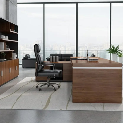 Luxury Office Table Desks Designer Ceo Executive Desk Manager L Shaped MDF Table New Modern Office Furniture Office Table