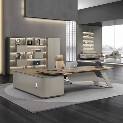 Liyu Executive Modern Design Luxury Desk Customize Home Furniture Ceo Office Tables