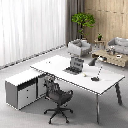 Modern Executive Office Desk Writing Storage Workbench Luxury Office Desk Standing Scrivanie Per Computer Office Furniture