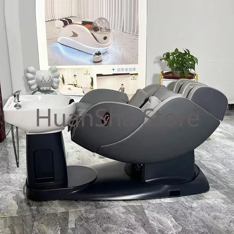 Wash Hair Shampoo Bed Beauty Professional Massage Head Spa Salon Chair Women Stylist Behandelstoel Salon Furniture LJ50SC