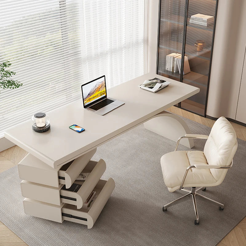 Work Student Office Desk Setup Modern Boss Console Office Table Computer Makeup Meeting Escrivaninha Media Console Furniture