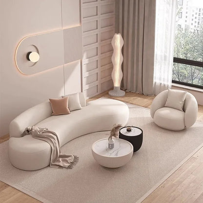 Nordic Living Room Sofas Modern White Minimalist Lazy Sofa Luxury Double Salas Y Sofas Muebles Elegantes Modernos Furniture