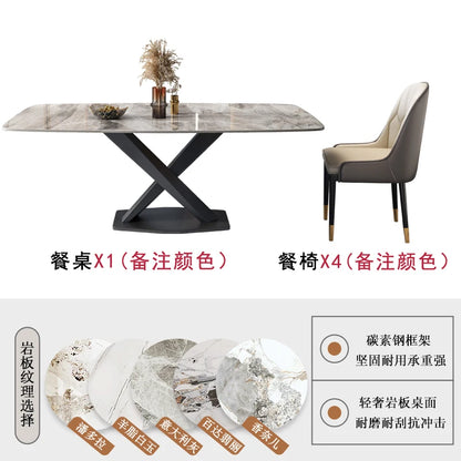 Hotel Luxury Dining Tables Restaurant Conference Study Office Dining Tables Eating Outdoor Mesa Plegable Home Furniture WJ20XP